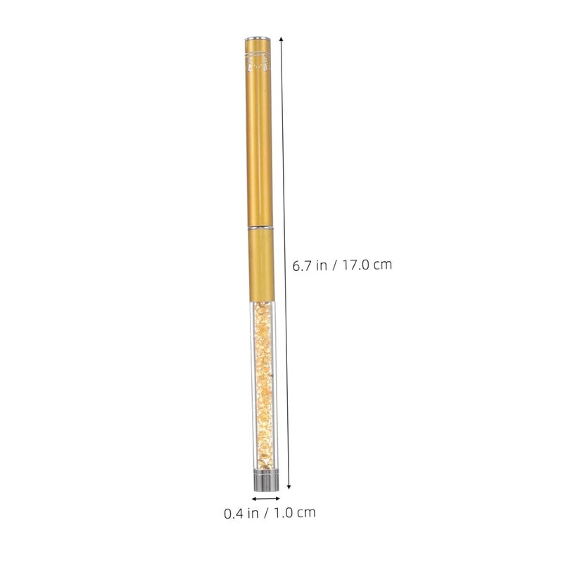 2Pcs Rhinestone Eyelash Brushes with Caps Spiral Lash Applicator Tool for Effortless Curling - Image 2